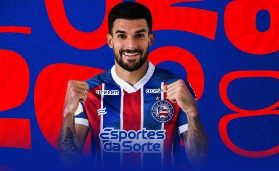 Ídolo da torcida, Cauly renova contrato com o Bahia e vínculo vai até 2028