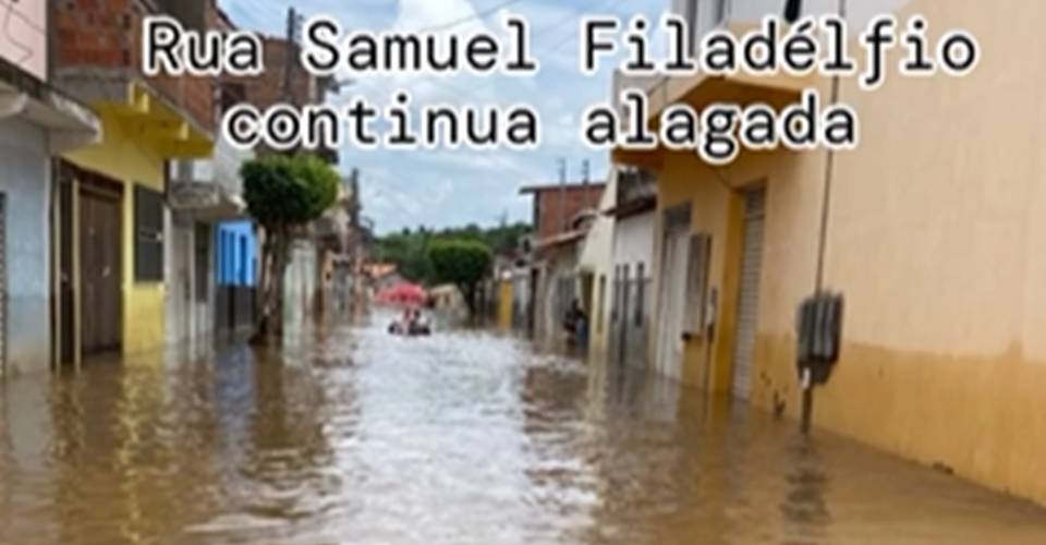 Cidade de Dário Meira, no sul da Bahia, decreta situação de emergência após chuvas