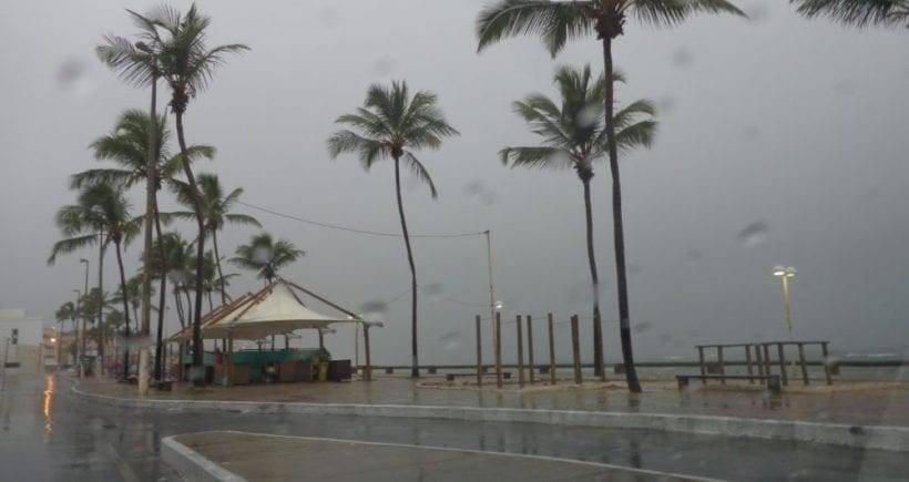 Após chuvas intensas na madrugada de domingo Inmet emite alerta, em Salvado