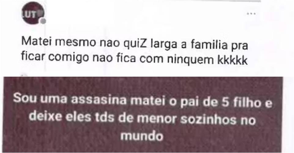 Mulher assassina o amante e é presa após confessar o crime na internet: 'Matei mesmo'