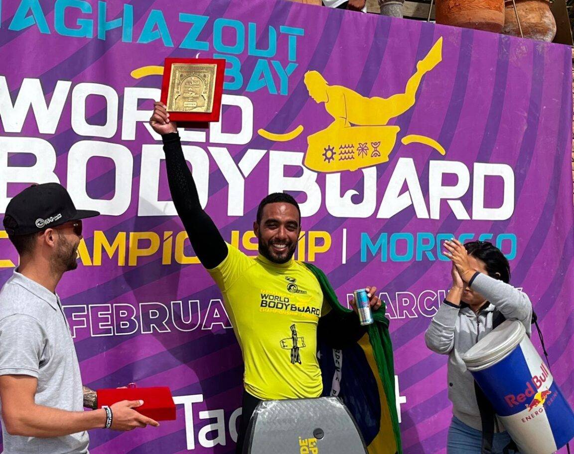 Baiano vence a primeira etapa de Campeonato Mundial de Bodyboarding