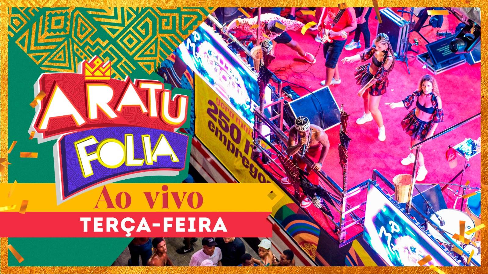 AO VIVO: acompanhe a transmissão do Carnaval de Salvador no Aratu On