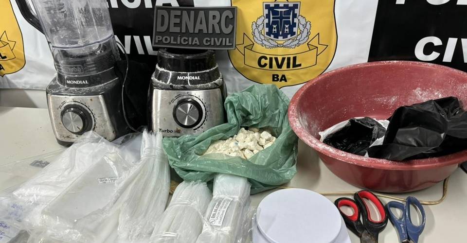 Polícia Civil desarticula laboratório de produção de drogas na Engomadeira