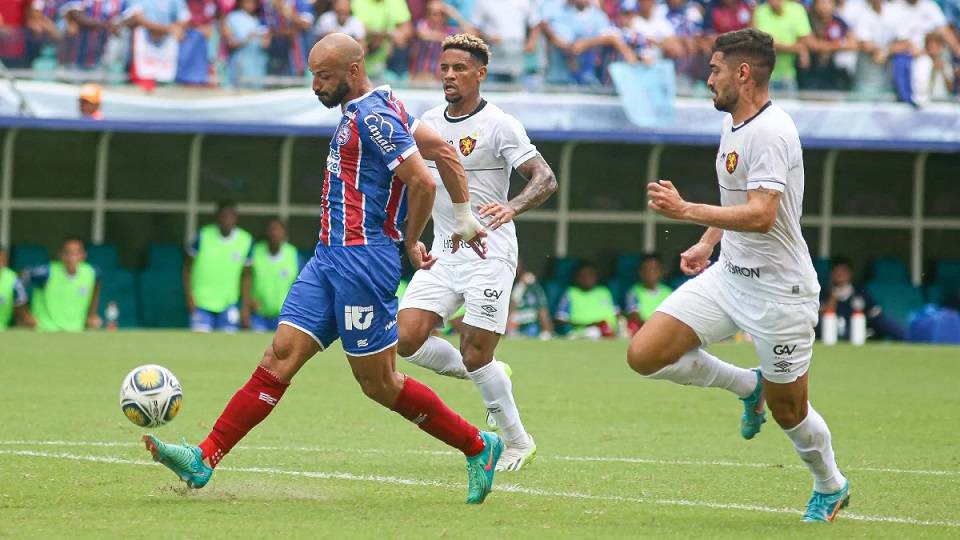 Bahia defende liderança do estadual diante do Itabuna, na Arena Fonte Nova