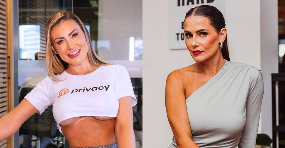 Andressa Urach convida Deborah Secco e marido para troca de casais: 'Maravilhosa'