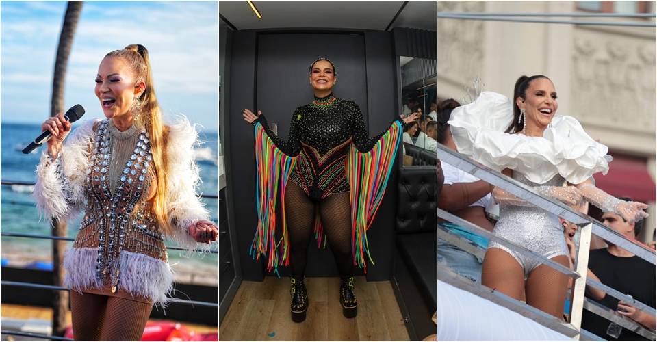 Carnaval de Salvador: confira os looks dos artistas nesse primeiro dia de festa