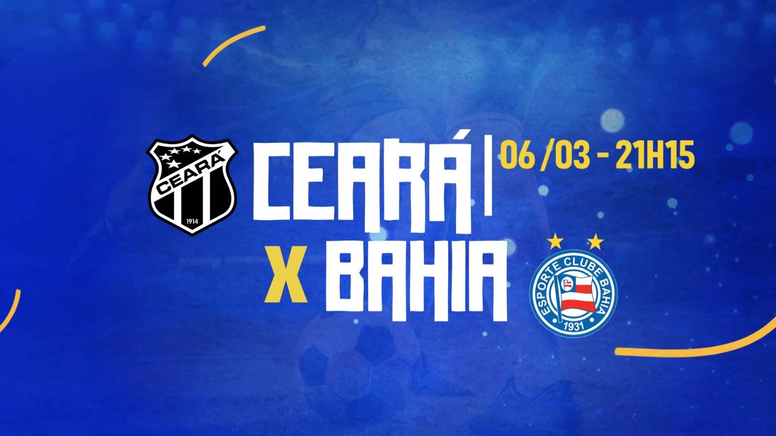 Ceará x Bahia: TV Aratu e Aratu On transmitem jogo pela Copa do Nordeste