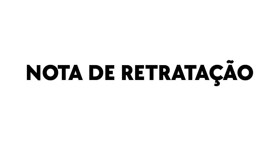 Nota de retratação