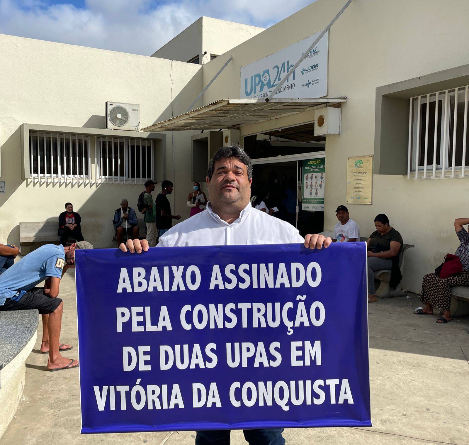 Vereador faz abaixo-assinado para construção de UPAs em Vitória da Conquista