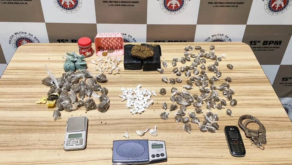 Itabuna: polícia apreende quase 40 kg de drogas no município