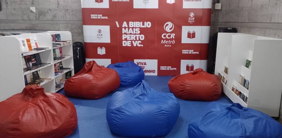 Espaço Itinerante de leitura chega à Estação Lapa de Metrô na próxima segunda (15)