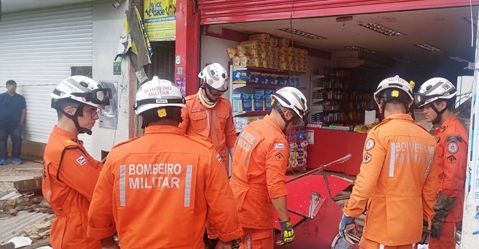 Defesa Civil já havia notificado imóvel que teve queda de marquise, em Alagoinhas