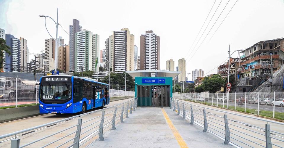 Mais duas estações do BRT de Salvador iniciam operação neste sábado (18)