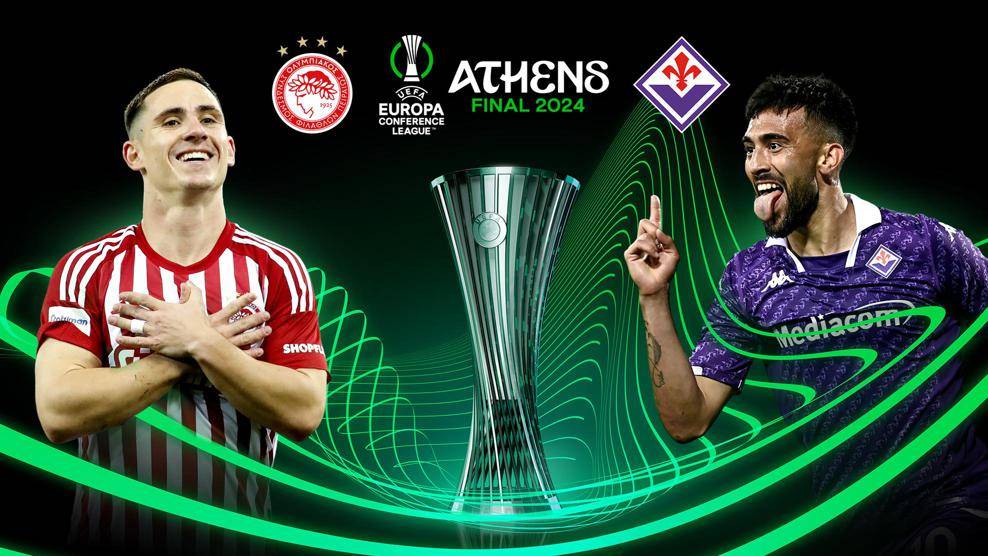 TV Aratu transmite todas as emoções da final da Liga Conferência entre Olympiacos e Fiorentina