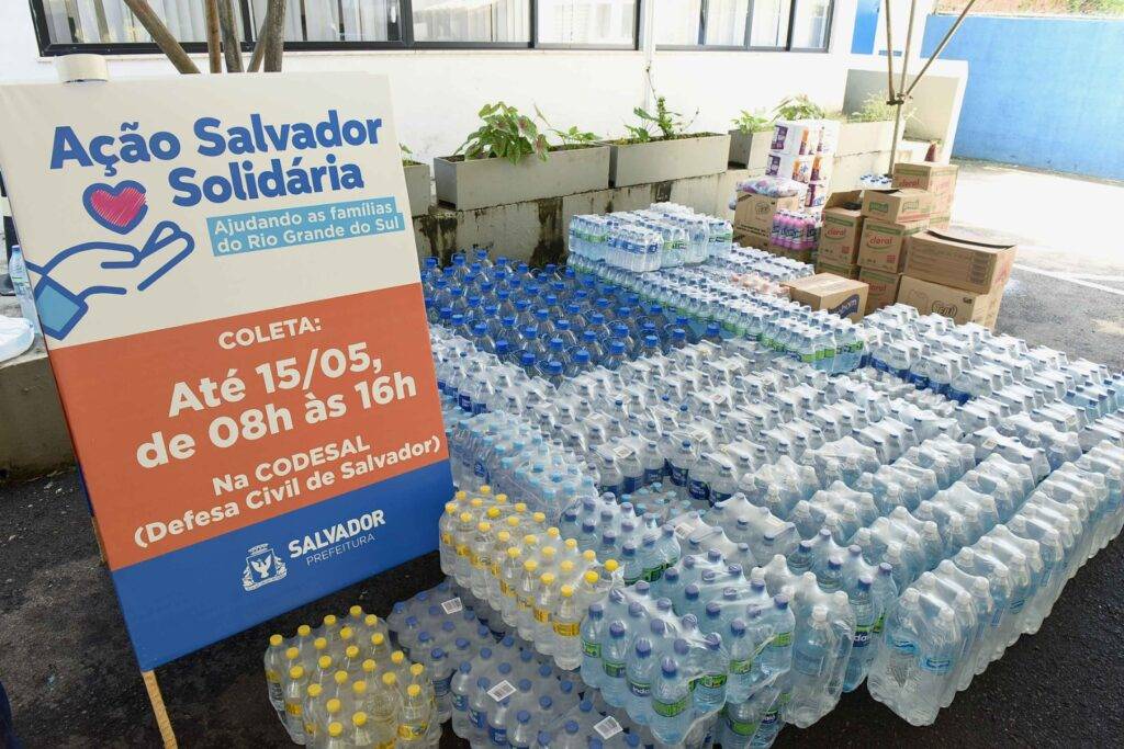 Prefeituras-bairros de Salvador vão arrecadar doações para o Rio Grande do Sul a partir desta quinta (9)