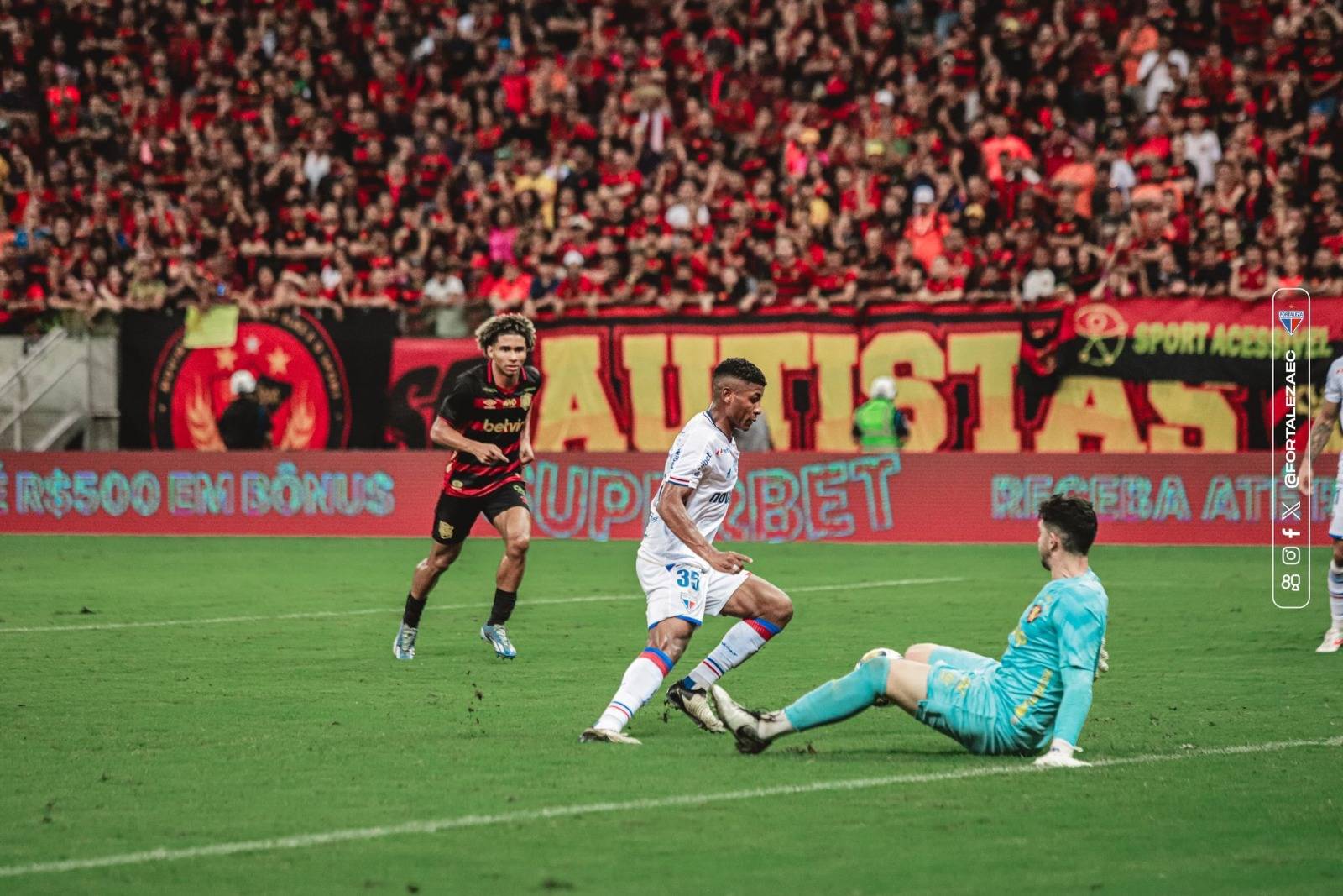 Fortaleza goleia o Sport fora de casa e garante vaga na grande final da Copa do Nordeste