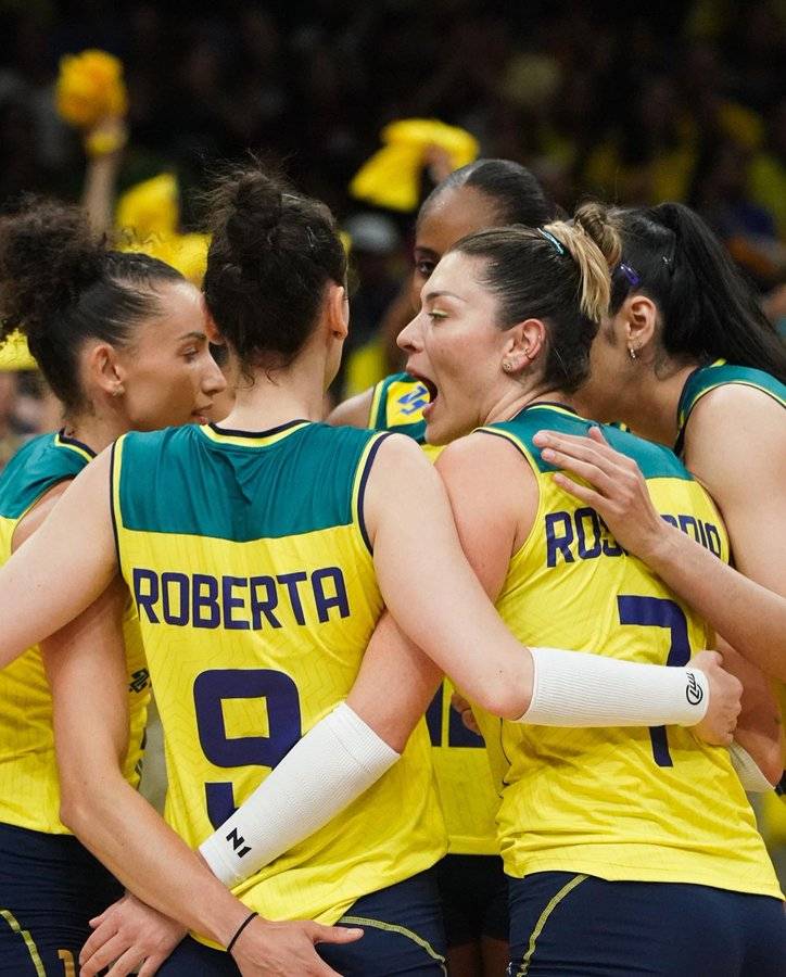 Após 5 anos sem vencer as americanas, Brasil derrota EUA por 3 sets a 1 na Liga das Nações Feminina