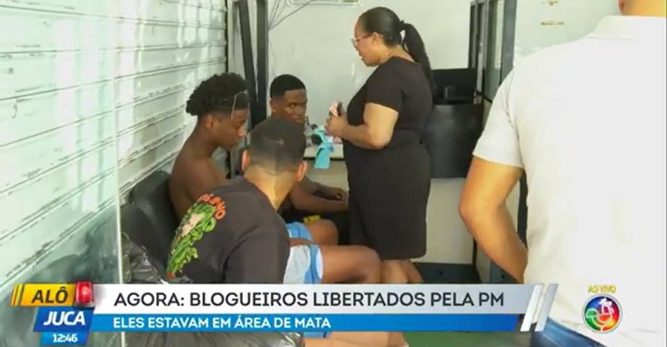 Blogueiros sequestrados são encontrados pela Polícia Militar em Monte Gordo