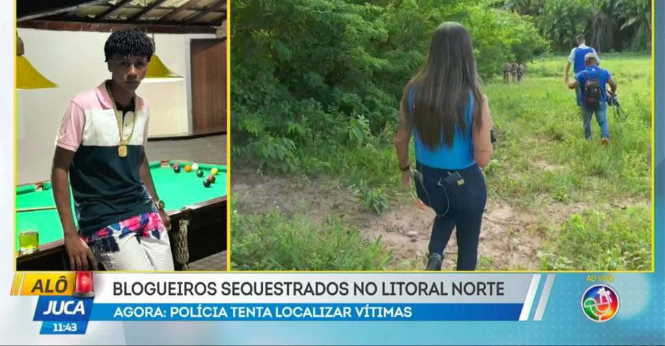 Quatro blogueiros de Salvador são sequestrados em Monte Gordo por homens encapuzados