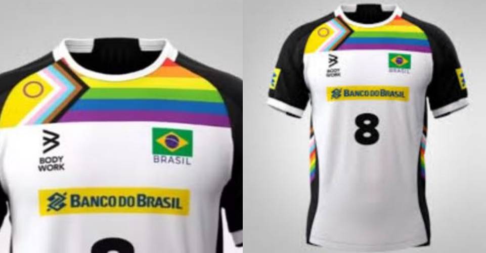 Vôlei brasileiro lança camisa em campanha contra a homofobia: 'Com Preconceito Não tem Jogo'