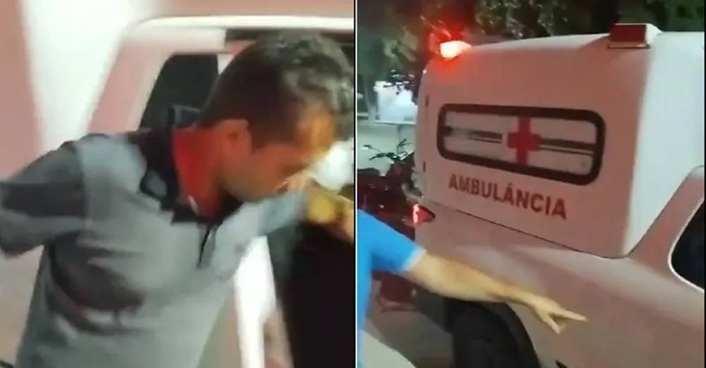 Motoristas de ambulância são flagrados supostamente embriagados no interior da Bahia