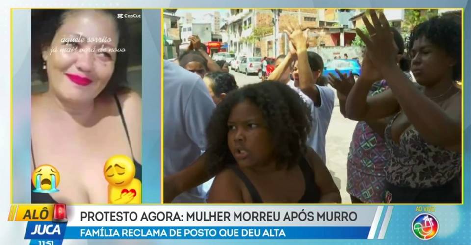 Família de mulher morta depois de levar tapa no ouvido por piada sobre o Bahia acusa UPA de negligência