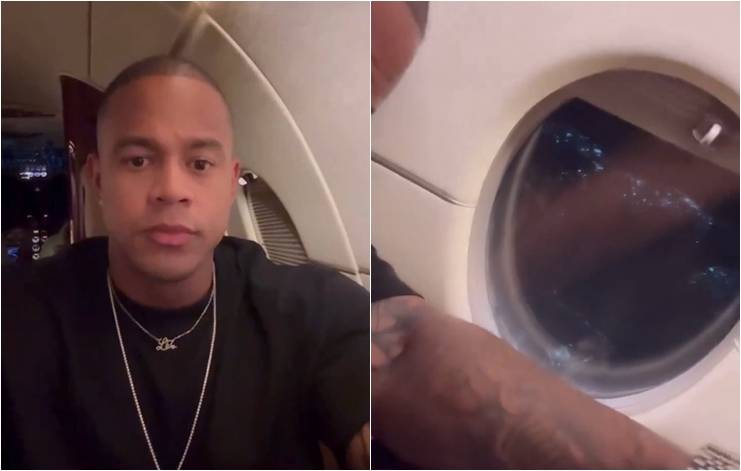 Susto! Léo Santana revela pouso de emergência após problema em avião; vídeo