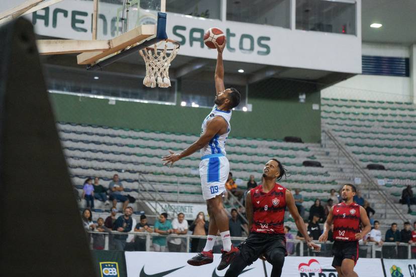 Basquete do Vitória perde novamente para o Santos e dá adeus ao Campeonato Brasileiro