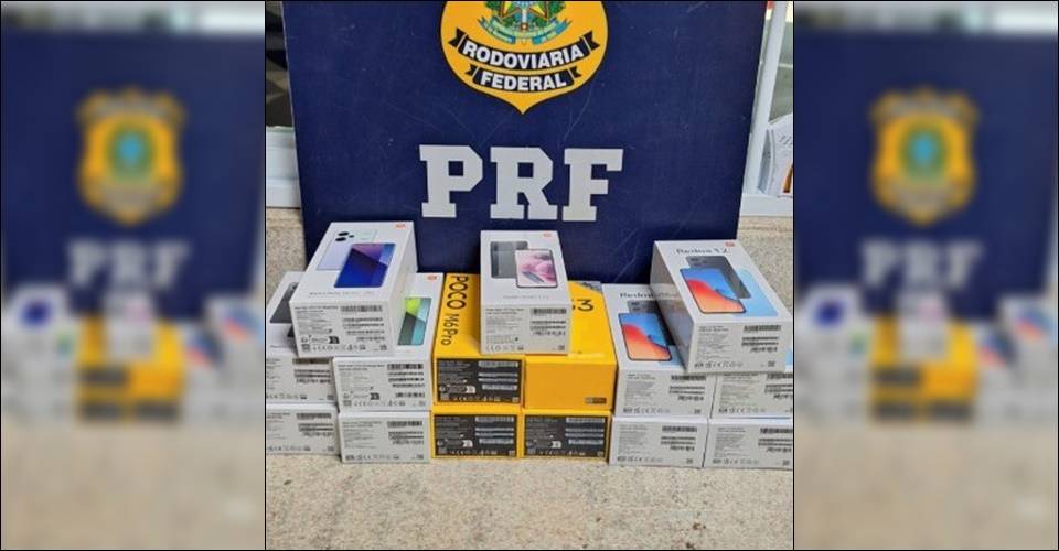 PRF apreende 15 celulares importados ilegalmente em Vitória da Conquista