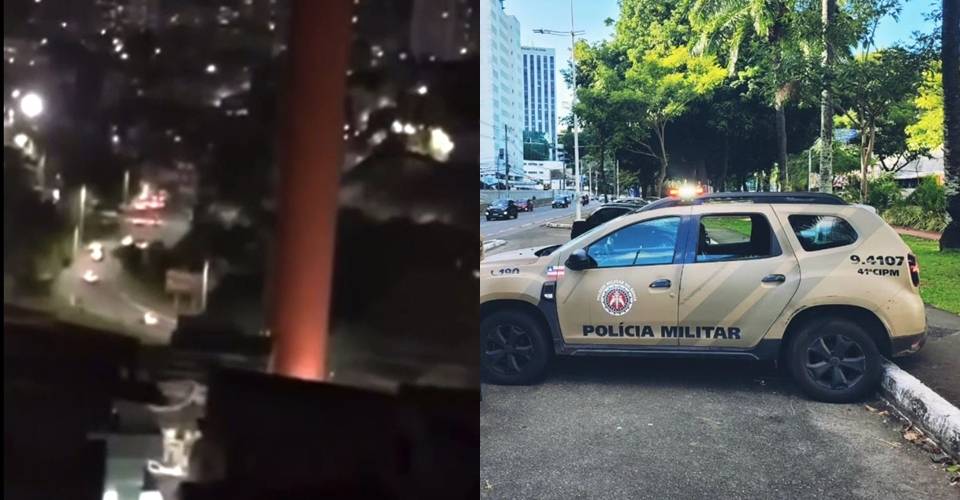 Moradores registram troca de tiros na região da Av. Garibaldi