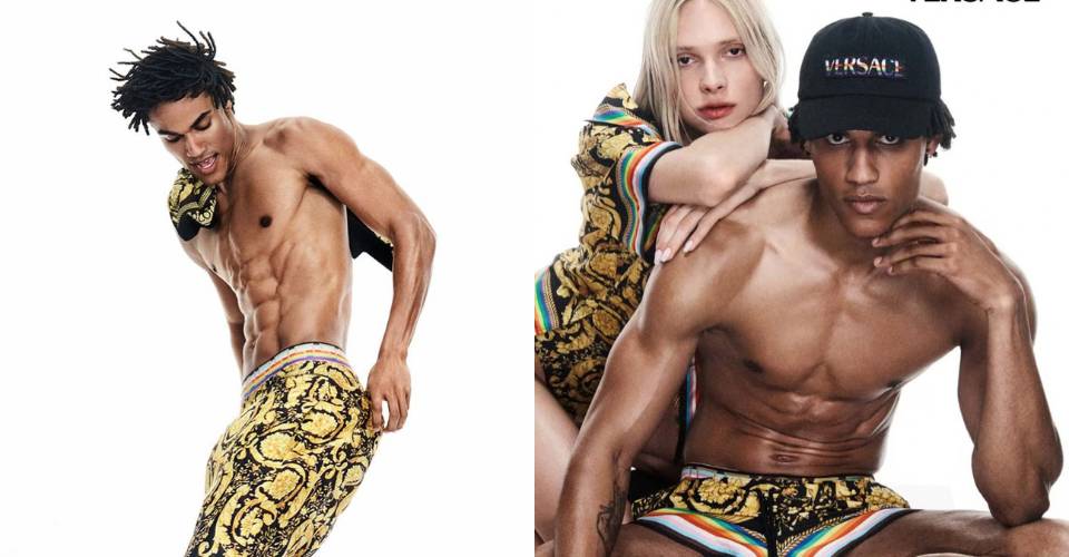 Modelo baiano que vendia geladinho e acarajé estrela nova campanha mundial da Versace