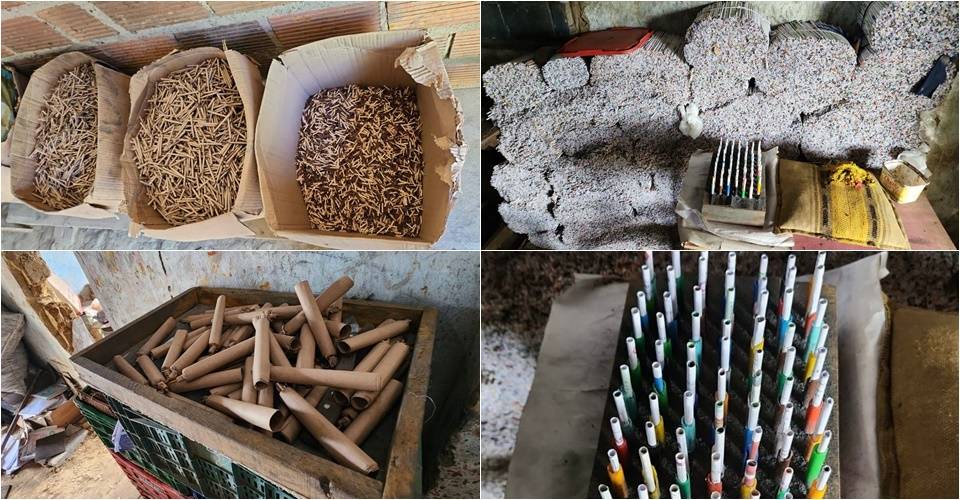 Polícia desarticula fábricas clandestinas de fogos de artifício em Santo Antônio de Jesus