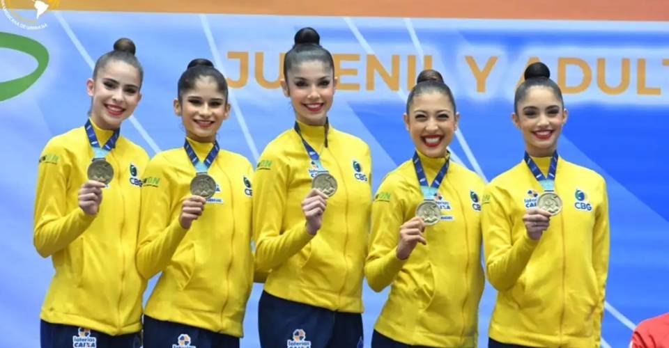 Brasil fecha Pan-Americano de Ginástica Rítmica com 12 medalhas