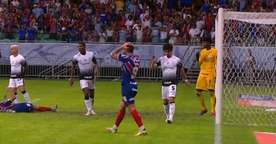 Bahia pressiona, mas perde jogo para o Corinthians na Arena Fonte Nova