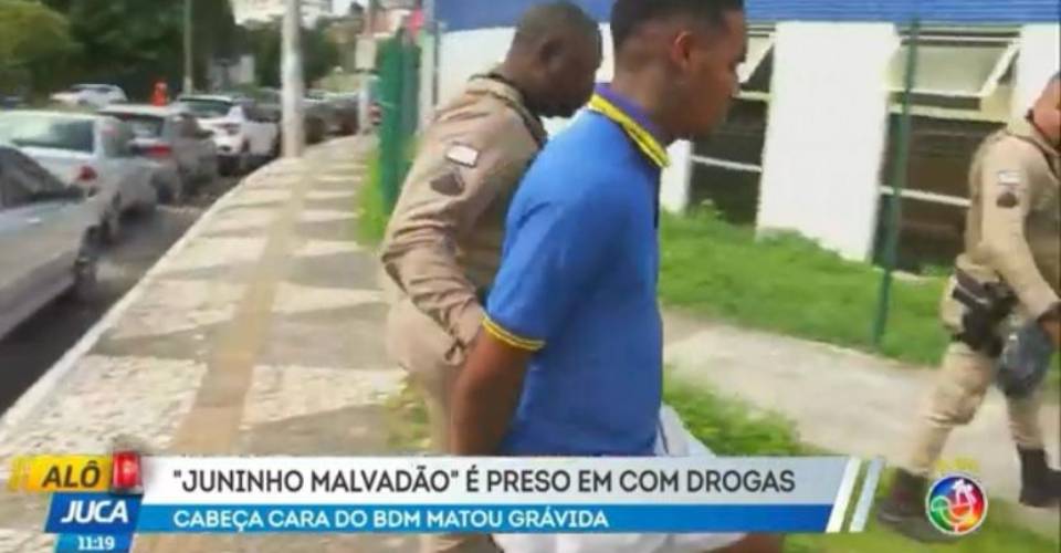 Suspeito de matar mulher grávida é preso em flagrante por tráfico de drogas em Periperi