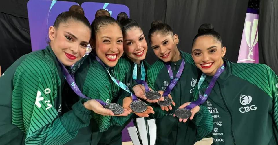 Ginástica rítmica: Brasil é prata em última competição antes de Paris