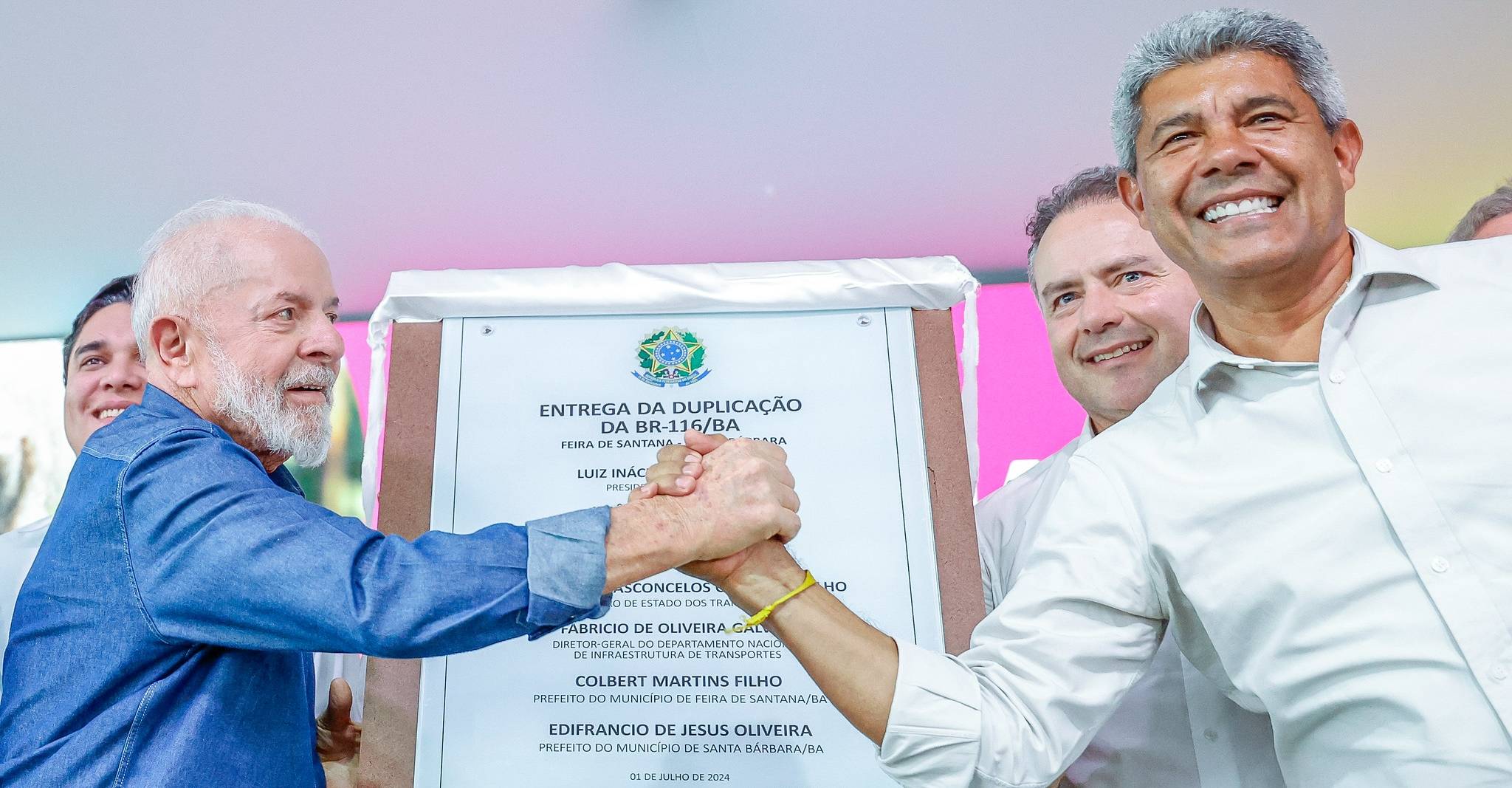 Lula inaugura duplicação na BR-116 e anuncia investimentos na Bahia