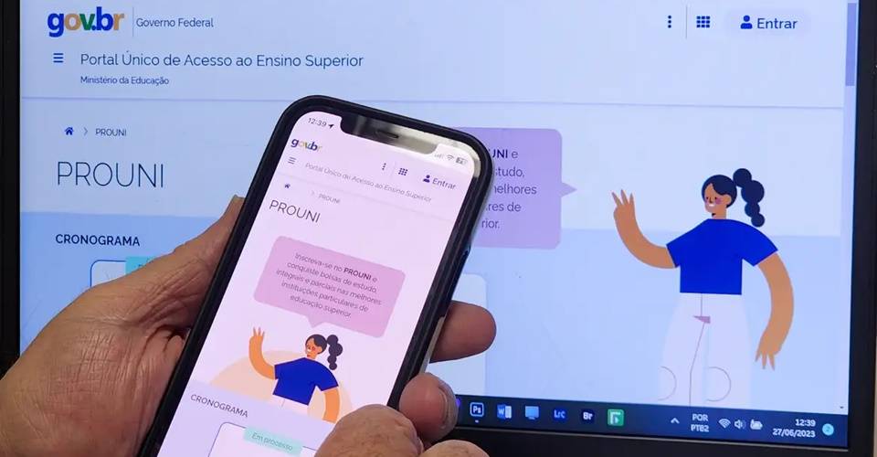 Inscrições para o Prouni 2024.2 começam nesta terça-feira (23)