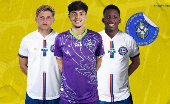 Bahia tem três atletas convocados para período de treinos com Seleção Sub-16