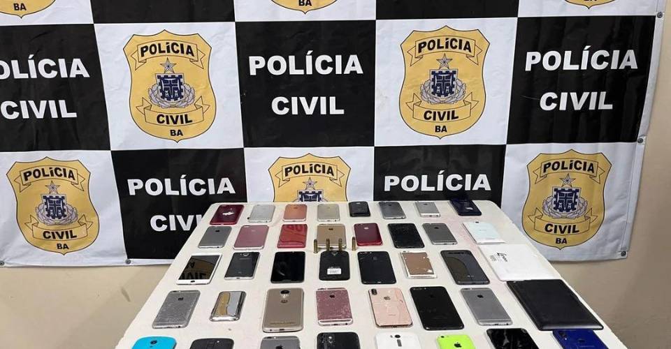 Mais de 150 celulares são recuperados pela polícia em Feira de Santana