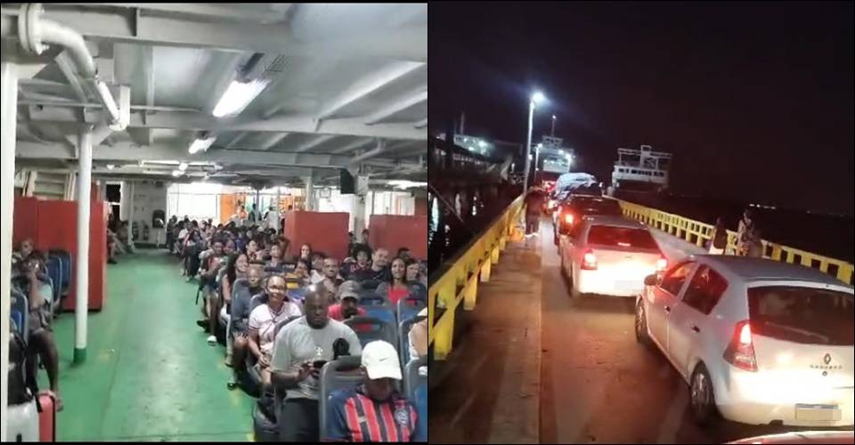 'Transporte alternativo': passageiros relatam 'perrengues' no ferry durante travessia