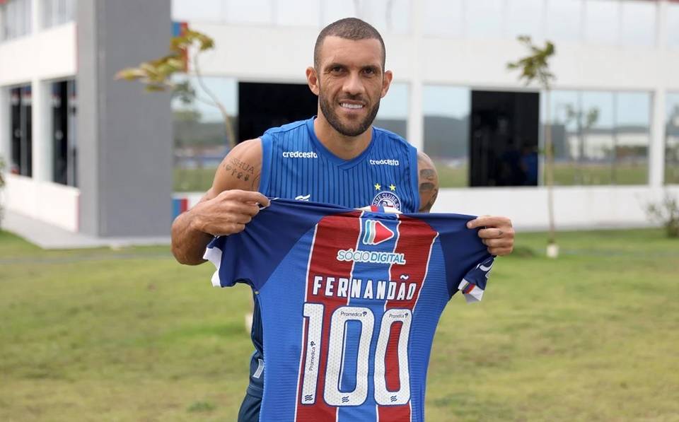 Ex-Bahia, atacante Fernandão anuncia aposentadoria aos 37 anos