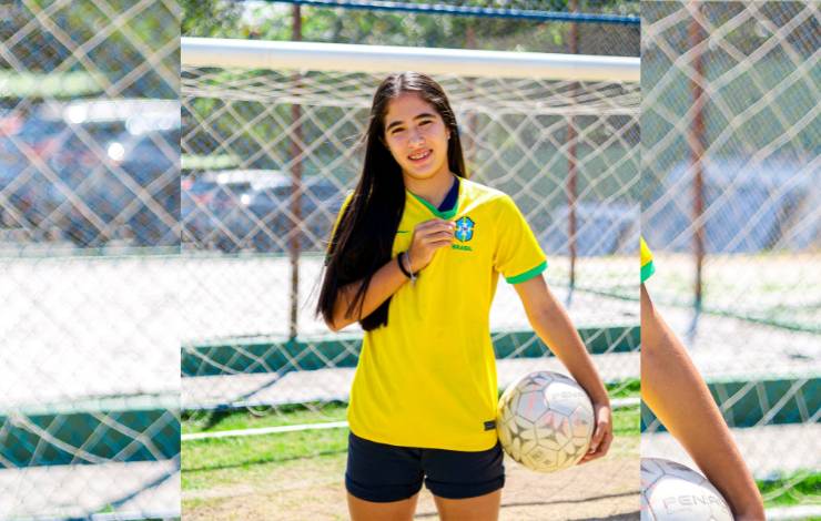 Com nome e posição de craques, atleta de 15 anos é única baiana convocada para Seleção Feminina Sub-17