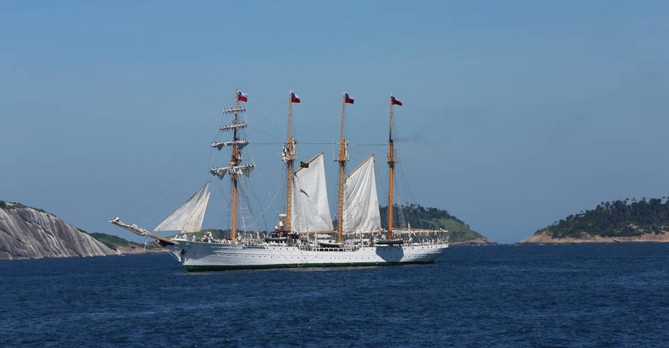 Navio-Escola da Marinha chilena vai estar aberto para visitação neste domingo (11)