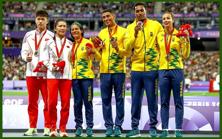 Brasil dá show no atletismo e segue na quarta colocação em medalhas dos Jogos Paralímpicos