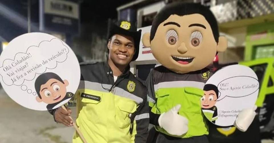 Agente baiano cria personagem infantil para promover a paz no trânsito