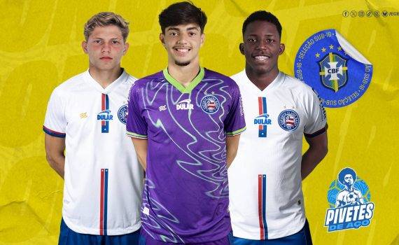 Bahia tem três atletas da base convocados para o Sul-Americano Sub-16