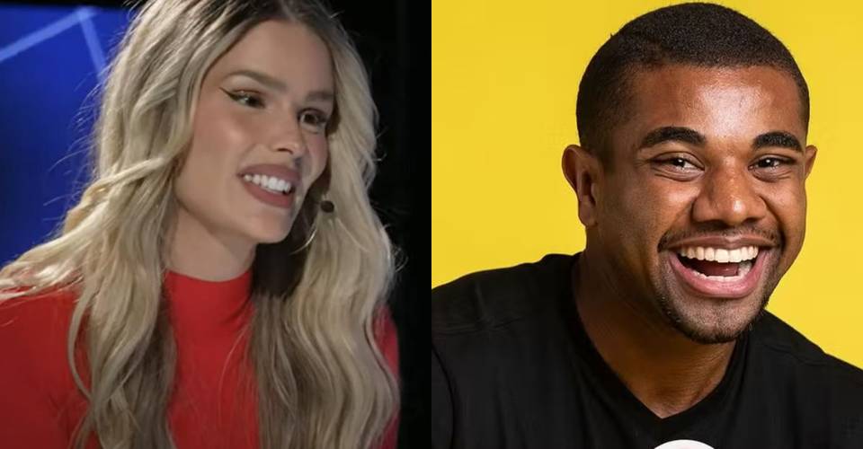 Yasmin Brunet ironiza fortuna de Davi Brito em entrevista: 'Acho maravilhoso!'