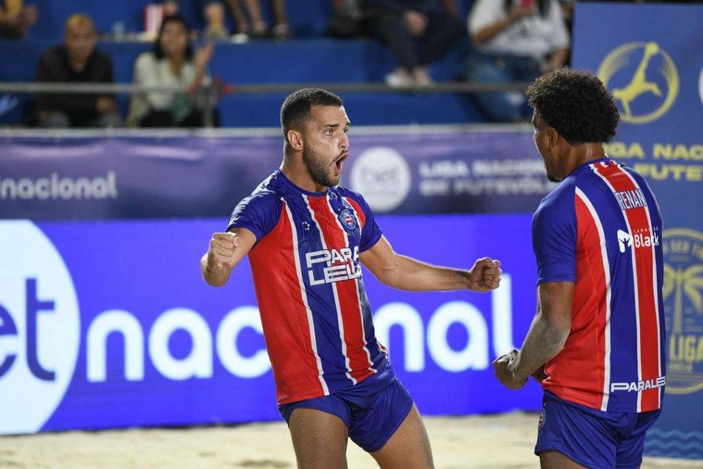 Bahia supera Botafogo e se mantém na liderança da Liga Nacional de Futevôlei