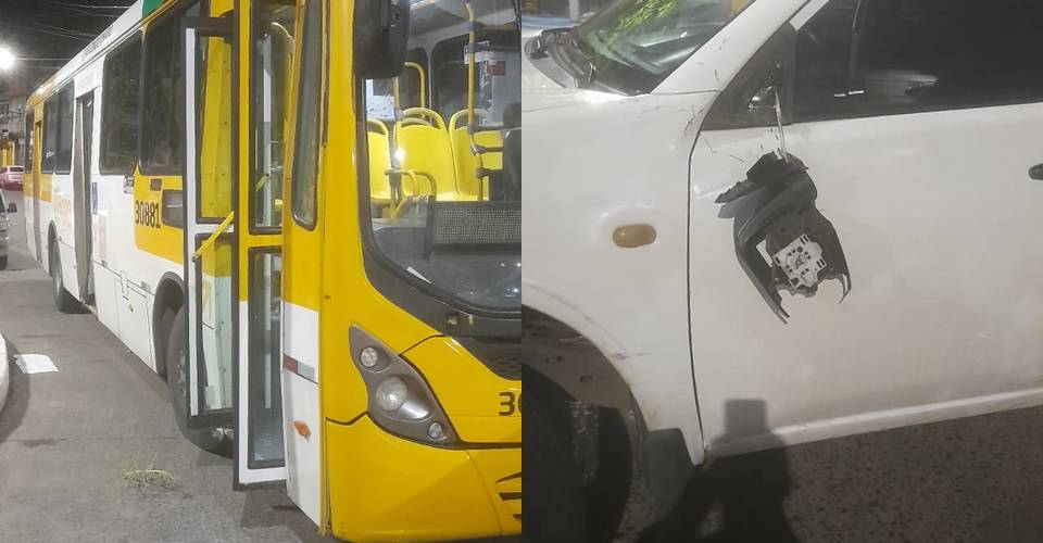 Ex-rodoviário é preso em flagrante após roubar ônibus e atingir veículos em Pirajá